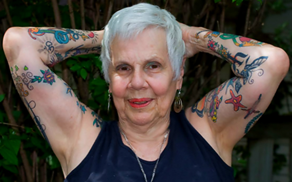 Aging with Attitude: Inked Rebel Helen Lambin - Senior Planet from AARP