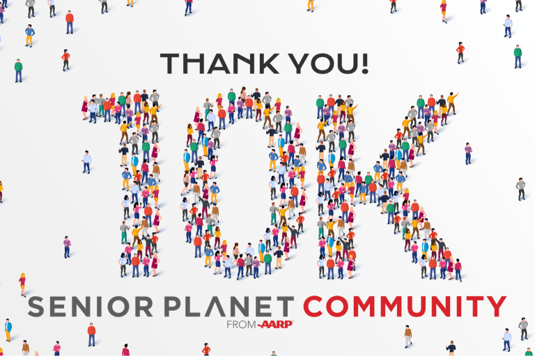 10,000 Strong on Senior planet Community